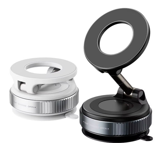 Support téléphone voiture 360° (ventouse silicone + tête magnétique)