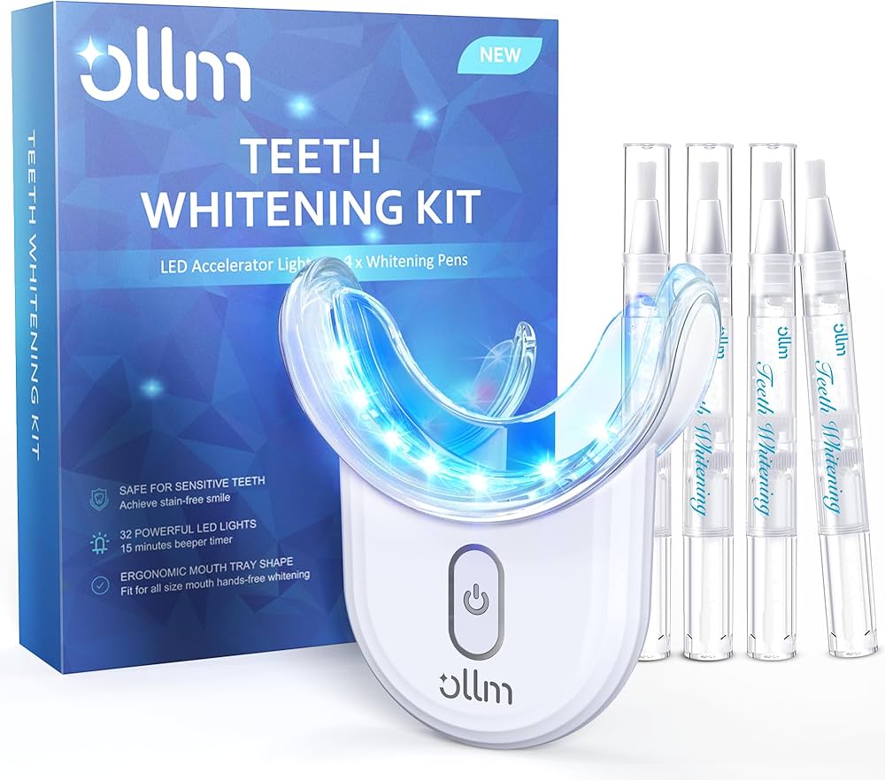 Kit de blanchiment dentaire LED professionnel – Sourire blanc en 14 jours